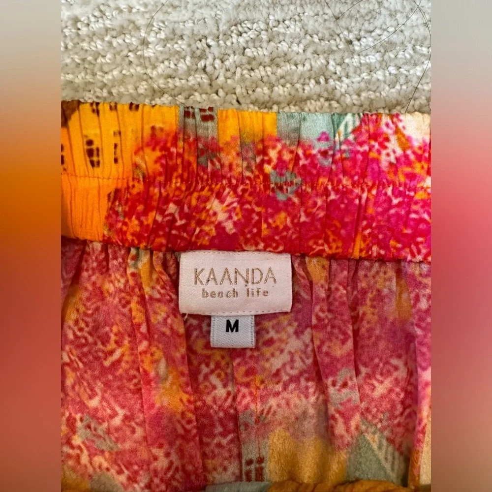 KAANDA GREEK VILLAGE GYPSY WIDE TOP PANT RESORT COLLECTION M/L